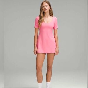 Lululemon Align Short-Sleeve Dress Sakura Pink Size 10